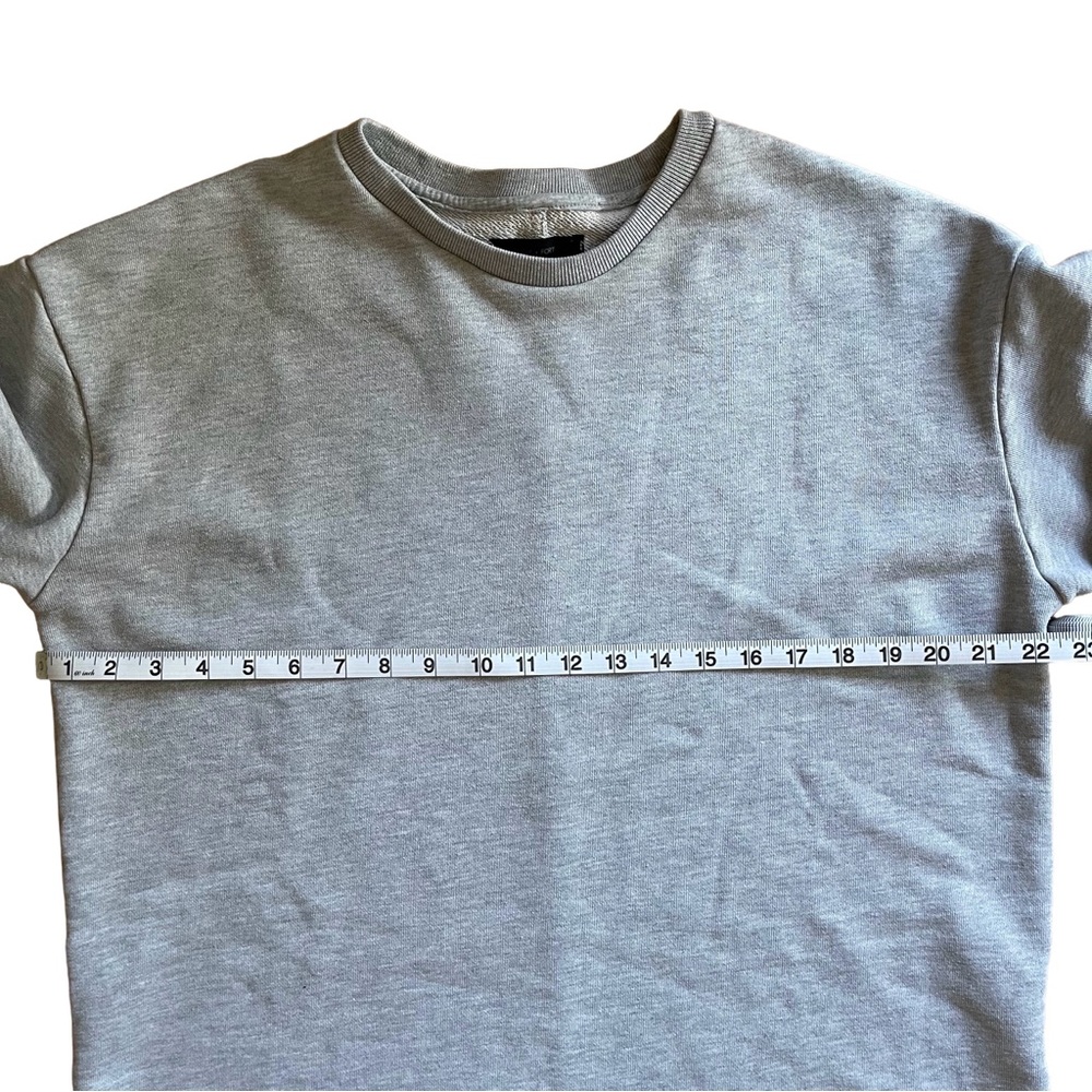 OAK + FORT Light Gray Relaxed Fit Top - Picture 6 of 9